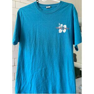 Electric Blue Trader Joe's Crew T-shirt